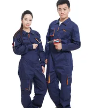 Unisex Engineering Uniform Work Clothes Auto Repair Workshop Patchwork Zipper Factory Working Clothing Siamese Overalls(China) Unisex Engineering Uniform Work Clothes Auto Repair Workshop Patchwork Zipper Factory Working Clothing Siamese Overalls(China)