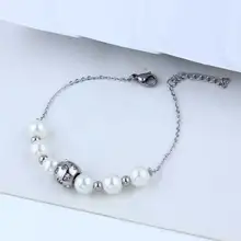 OUFEI Бусы из нержавеющей стали браслеты для женщин ручной браслет в подарок для женщин Браслет Подвески модные вечерние ювелирные изделия