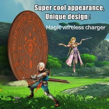 10 Вт волшебное Беспроводное зарядное устройство универсальное Qi Беспроводное быстрое зарядное устройство для iPhone X 10R XS samsung Xiaomi huawei