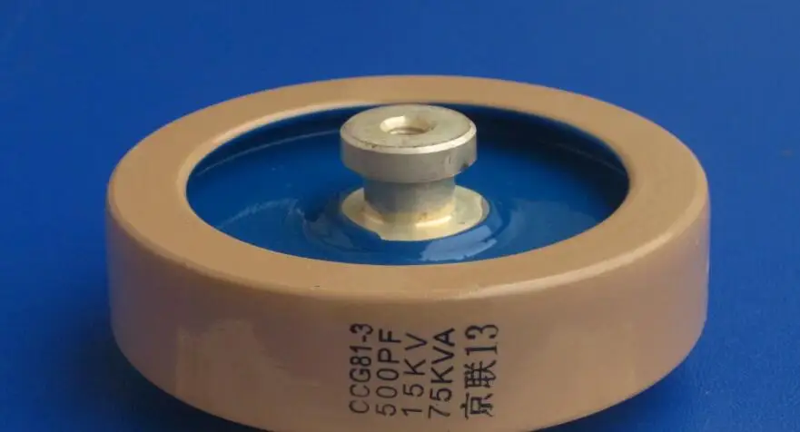Voltage Ceramic Capacitor for CCG81-3 500PF 15KV 75KVA High Frequency