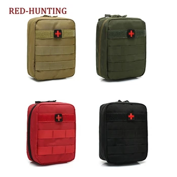 

Outdoor Survival Tactical Medical First Aid Kit Molle Medical EMT Cover Emergency Military Package Hunting Utility Belt Bag