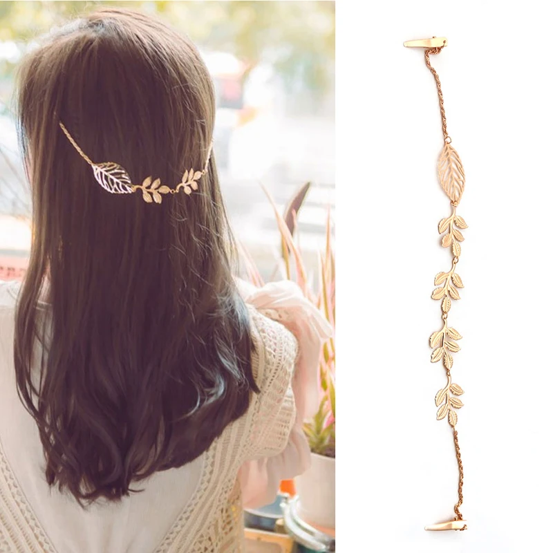 Rhinestone Leaf Hair Band fashion rhinestone chain headband hair band Rhinestone Leaf Hair Band fashion rhinestone chain headband hair band