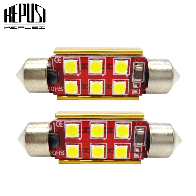 2x Festoon C5W светодиодная автомобильная лампа Canbus для салона автомобиля 2011-2016 Kia Rio 3 4