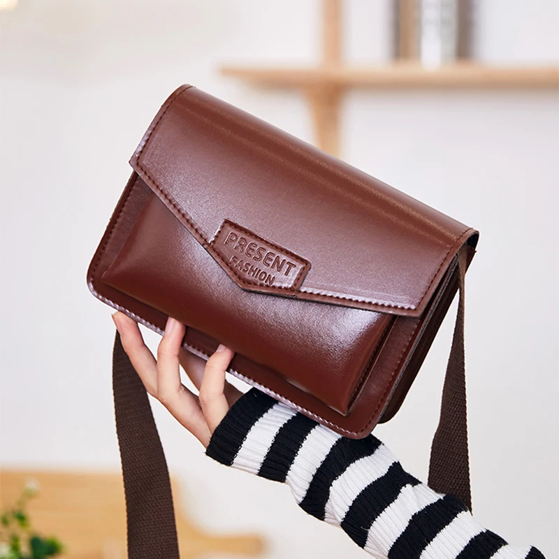 

Litthing 2019 Version Small Square Women Shoulder Bags Fashion Simple Messenger Handbags Clutch Mobile Phone Purse Bag