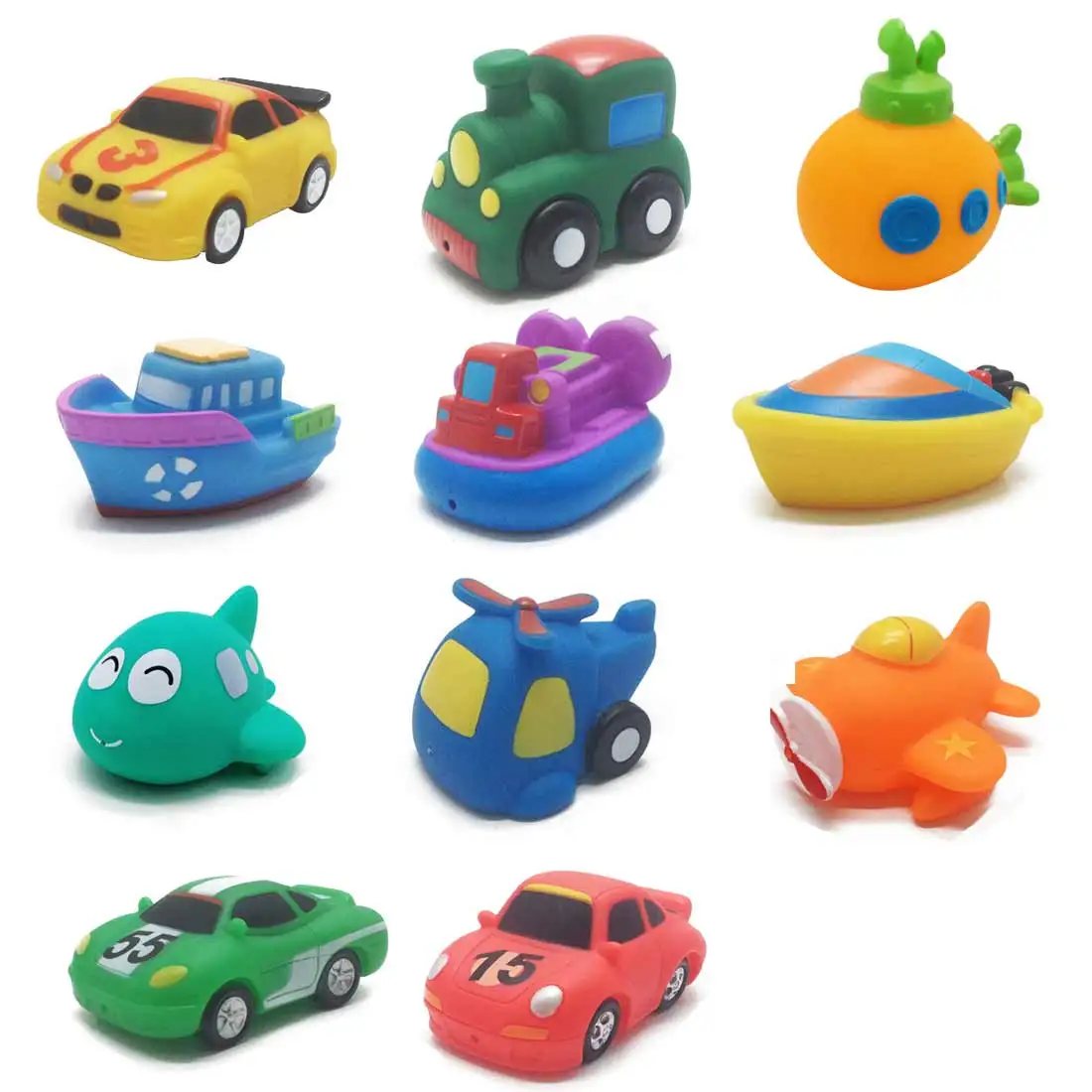 Детские Игрушки для ванны, милый мягкий поплавок, сдавливающий звук, спрей, водяные машинки, лодки, плавательный бассейн, детские игрушки