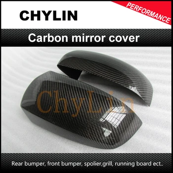 

2pcs Set Carbon Fiber Side Rearview Rear View Mirror Cover Trim For BMW X6 E71 2006UP