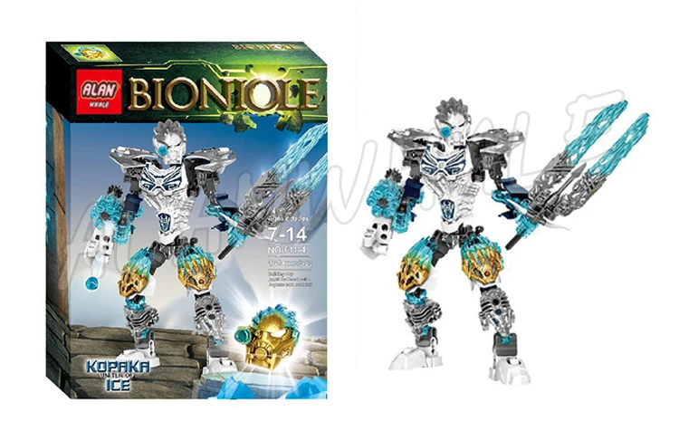 4 типа Объединенный огненный лед герой Bionicle Tahu Onua Kopaka умарак охотник строительные