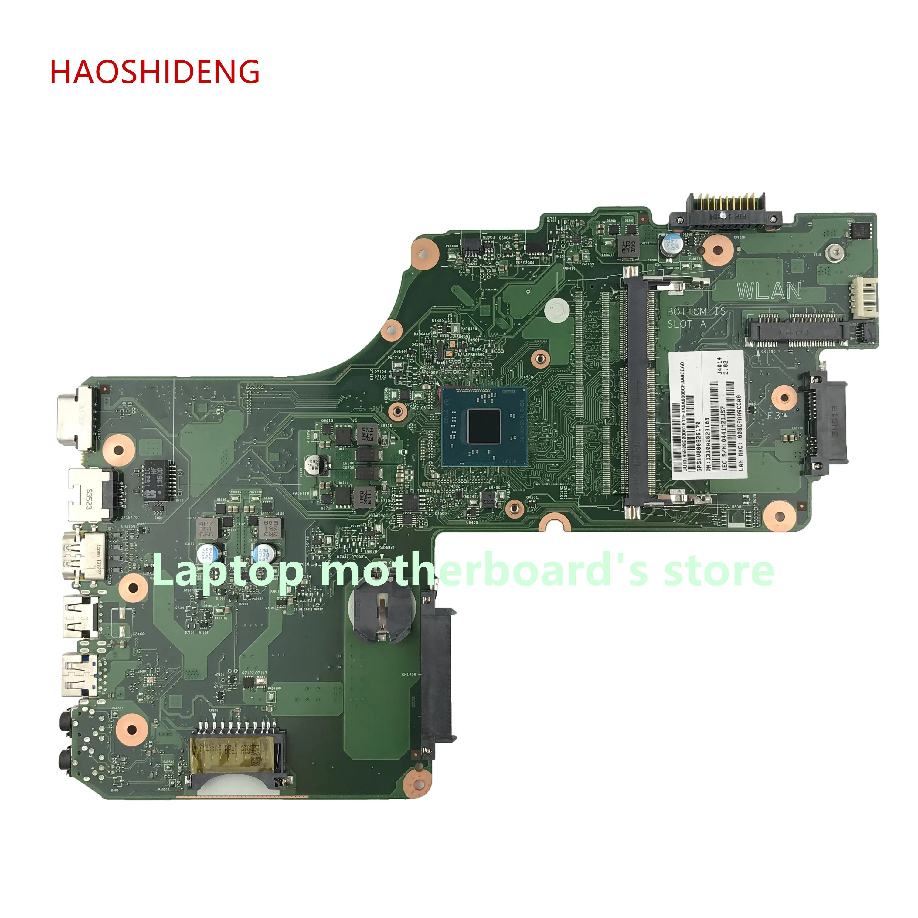 HAOSHIDENG V000325170 for TOSHIBA Satellite C50 C55 C55T C55T-A5123 laptop motherboard with N2820 2.13GHZ fully Tested HAOSHIDENG V000325170 for TOSHIBA Satellite C50 C55 C55T C55T-A5123 laptop motherboard with N2820 2.13GHZ fully Tested