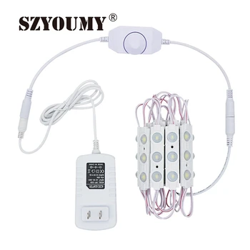 

SZYOUMY Makeup Vanity Mirror Lights Super Bright LED Module Kit Dimmable 60 LEDs 5730 DIY LED Makeup Light for dressing