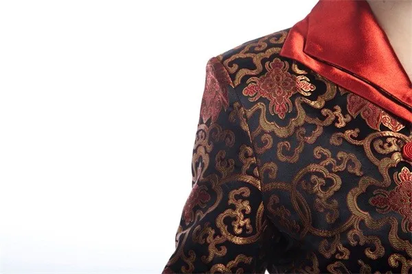Горячие китайские Стиль Леди шелковый атлас пальто Винтаж отложной воротник куртка на трех пуговицах; пальто в стиле эпохи Тан костюм Размеры S до 4XL