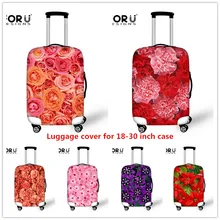 Livraison Gratuite Élastique Fleur Couvre pour Voyage Bagages Épais Valise Antipoussière Couvercle De Protection S’appliquent à 18-30 Pouce Cas