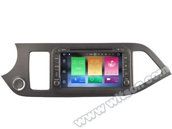 Clearance 8" Android 8.0 Oreo OS Car DVD Multimedia Navigation GPS Radio for Kia Morning/Picanto 2011-2017 with Full Video Output Support 5