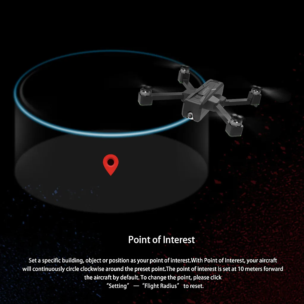 RC самолеты 5G WI-FI с видом от первого лица 2 K gps бесщеточный складной Дрон с дистанционным управлением с одной осью Gimbal T524