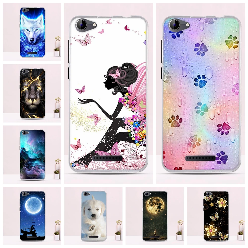 

For BQ Strike Power 5059 BQ-5059 Case Cover Silicone BQS 5059 Protector Back Cover Colorful Print Case For BQ 5059 Strike Power
