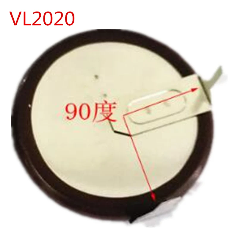 5 шт./лот Новинка VL2020 VL 2020 ML2020 с ножками 90 градусов перезаряжаемая Кнопка батарея