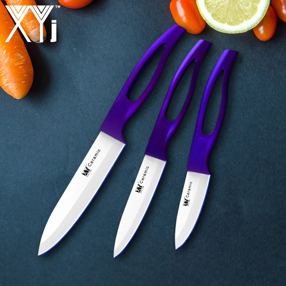 XYj Kitchen Knife Set Paring Utility Slicer Chef Cooking Ceramic Knives