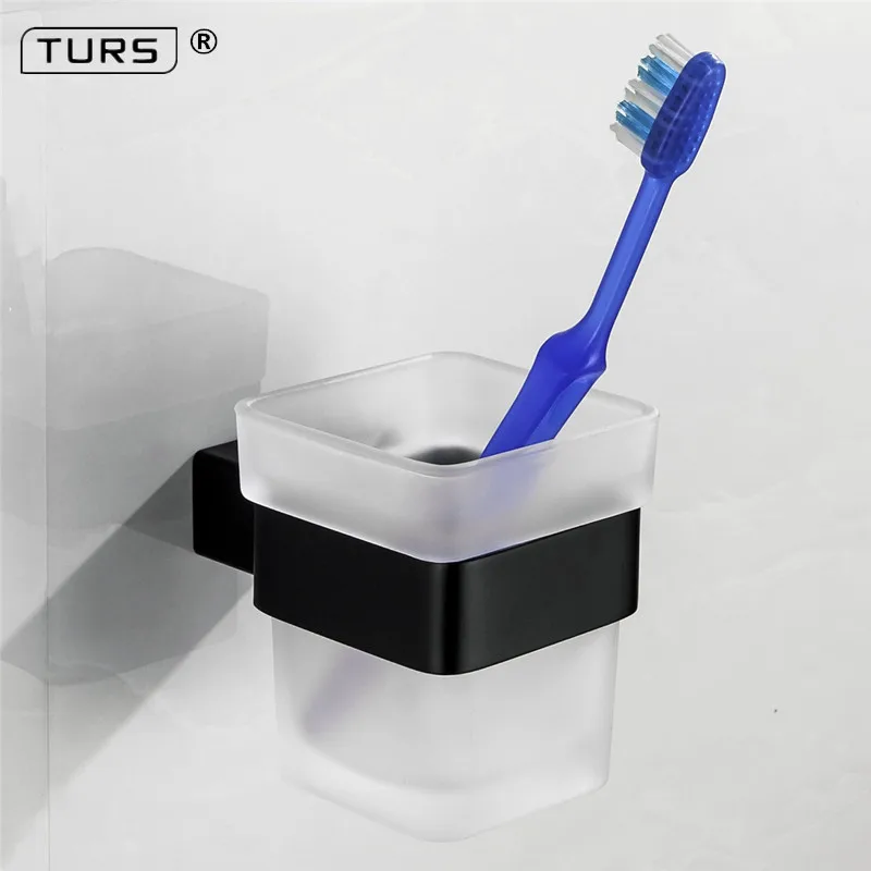 2018 Electroplated Single Toothbrush Glass Cups Holder SUS 304