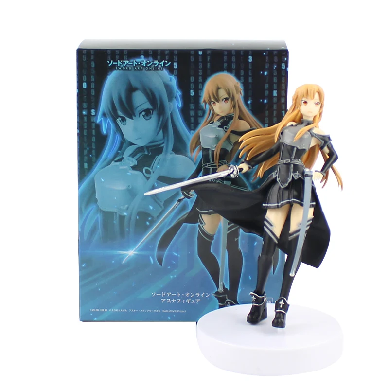 

19cm Anime SAO Sword Art Online Asuna Yuuki Action Figure Collectible Model Toy