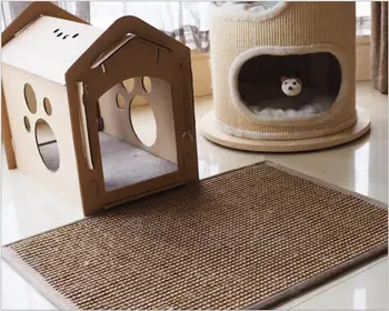 

Natural sisal toy for cats catnip tower climb tree Cat Scratch Pad board Protect furniture Foot Cat litter mat cat scratch post