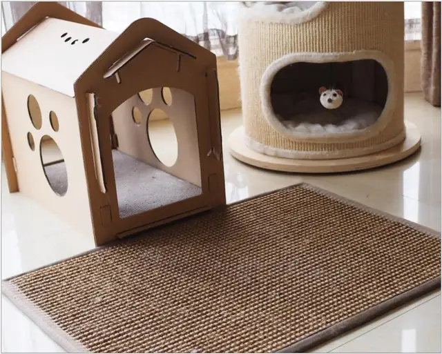 Natural Sisal Toy For Cats Catnip Tower Climb Tree Cat Scratch Pad Natural Sisal Toy For Cats Catnip Tower Climb Tree Cat Scratch Pad Board Protect Furniture Foot