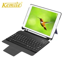 Kemile Case For Ipad 2018 Wireless Bluetooth 3.0 Keyboard Auto Sleep W Pencil Holder Wake Cover For ipad 2018 9.7 A1893 A1954 цена Kemile Case For Ipad 2018 Wireless Bluetooth 3.0 Keyboard Auto Sleep W Pencil Holder Wake Cover For ipad 2018 9.7 A1893 A1954 цены онлайн