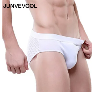 

Briefs Man Underwear Men's Hallow Mesh Sexy Short Men super Breathable Homme Wear Pants For Mens Brief Underpants Shorts