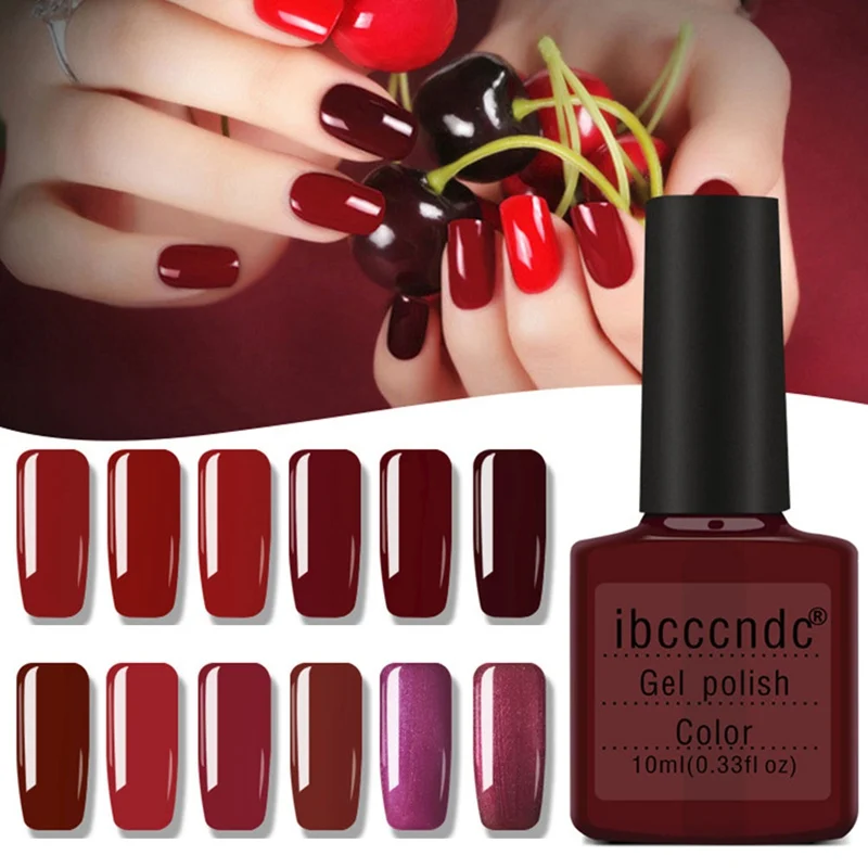 

UV Gel Nail Polish Painting Gel Polish Nail Art Nail Gel Burgundy Gel Varnish Lavender Gelpolish Nagellack Can Dropshipping
