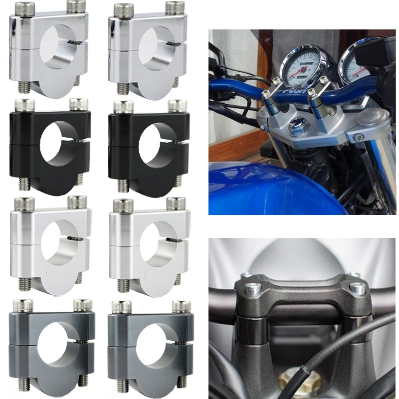 

Handlebar Risers 22mm 7/8" Mounting Clamps CNC Aluminum For BMW F700GS F650GS F650CS F650 R1100GS R1150GS R850GS R850R