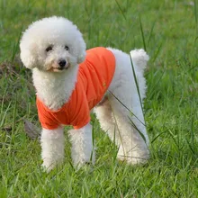 Легкие товары для собак весна лето рубашка поло