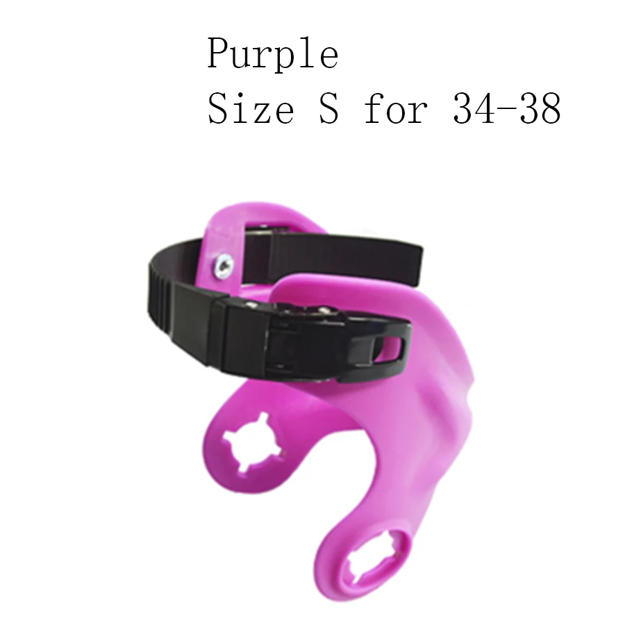 Japy Skate оригинальные SEBA пластиковые манжеты набор 9 цветов Подгонянные ноги обертки для патинов Размер S& M - Цвет: Purple size S