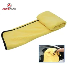 Большой Размеры полотенце из микрофибры для чистки машины Полотенца одежда из микроволокна для ухода за автомобилем Воск для полировки полотенца автомобильные стирка, сушка одежда 92*56 см