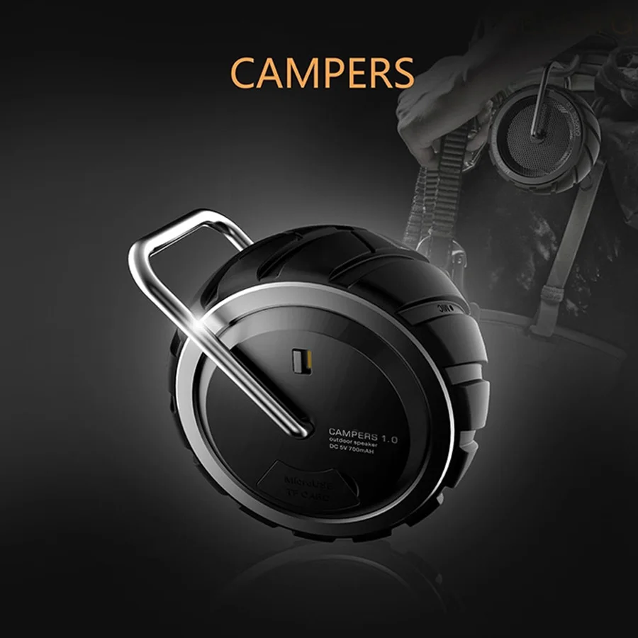 

Mrice Campers Wheels Style 1.0 outdoor portable bluetooth speaker music running