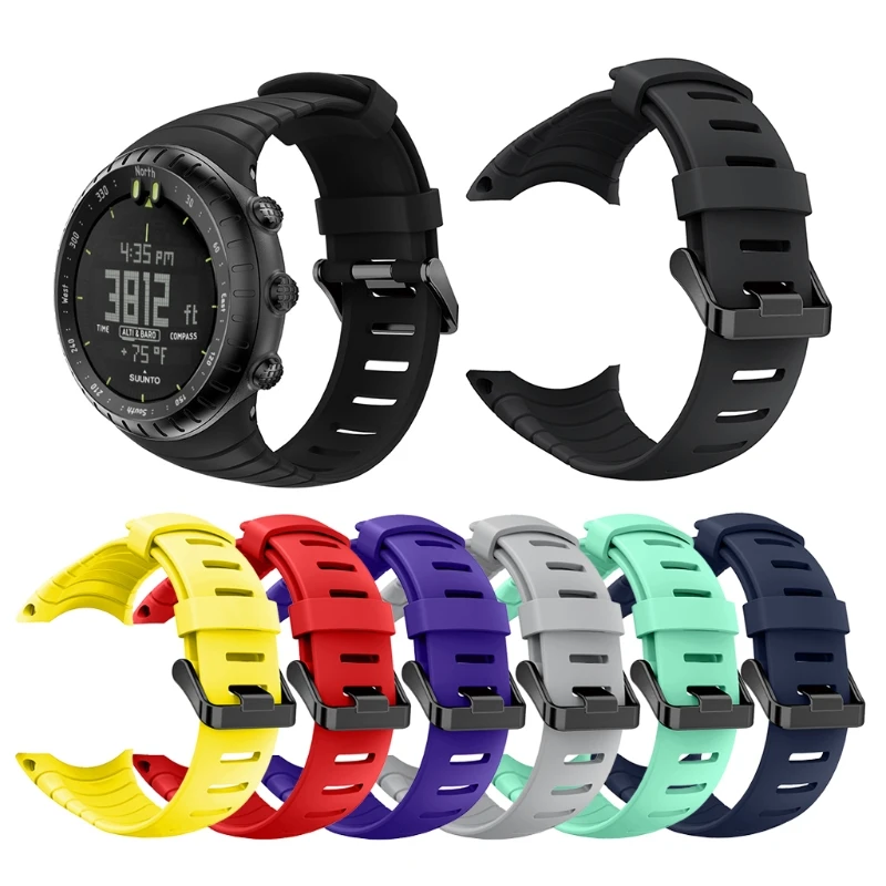

Replacement Sport Band For Suunto Core Rubber Soft Watch Strap TPU Wristband gai
