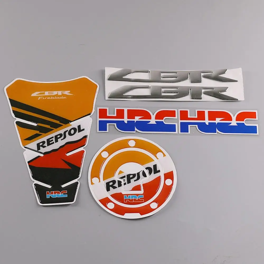 

Motorcycle CBR HRC Decal Fuel Tank Cap Cover Sticker Pad For Honda CBR600RR CBR1000RR REPSOL CBR900 CBR929 CBR954 CBR250