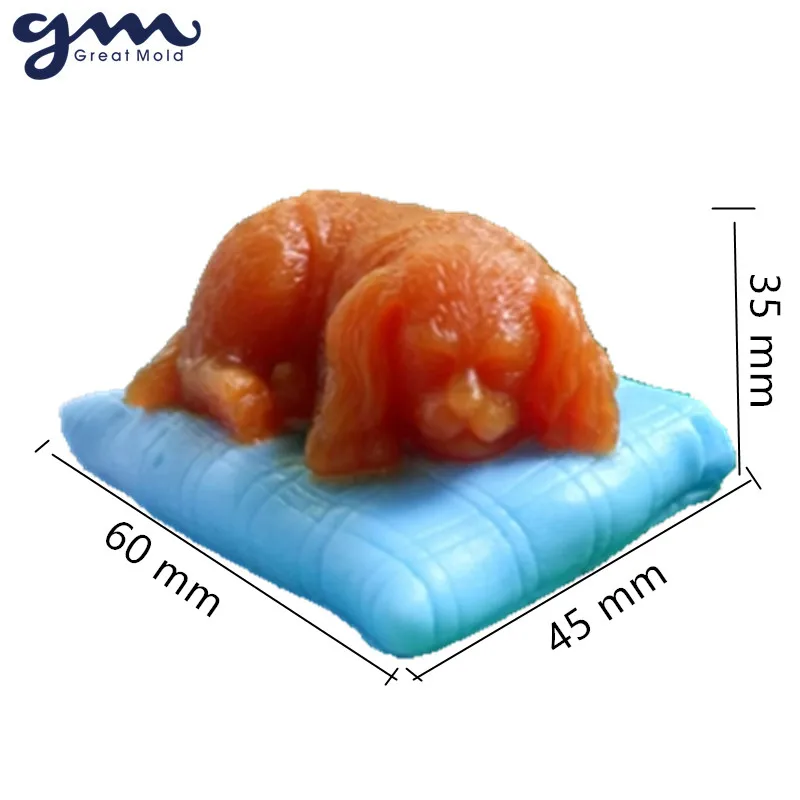 3D собака форма мыла силиконовые формы для селиконовые формы|mold for|dog soap moldsilicone mold |