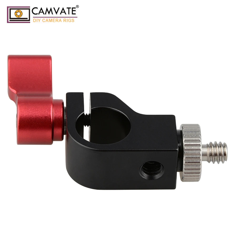 CAMVATE Single Rod Clamp для 15 миллиметровых стержней (красный 2 Pack) C1782 camera photography