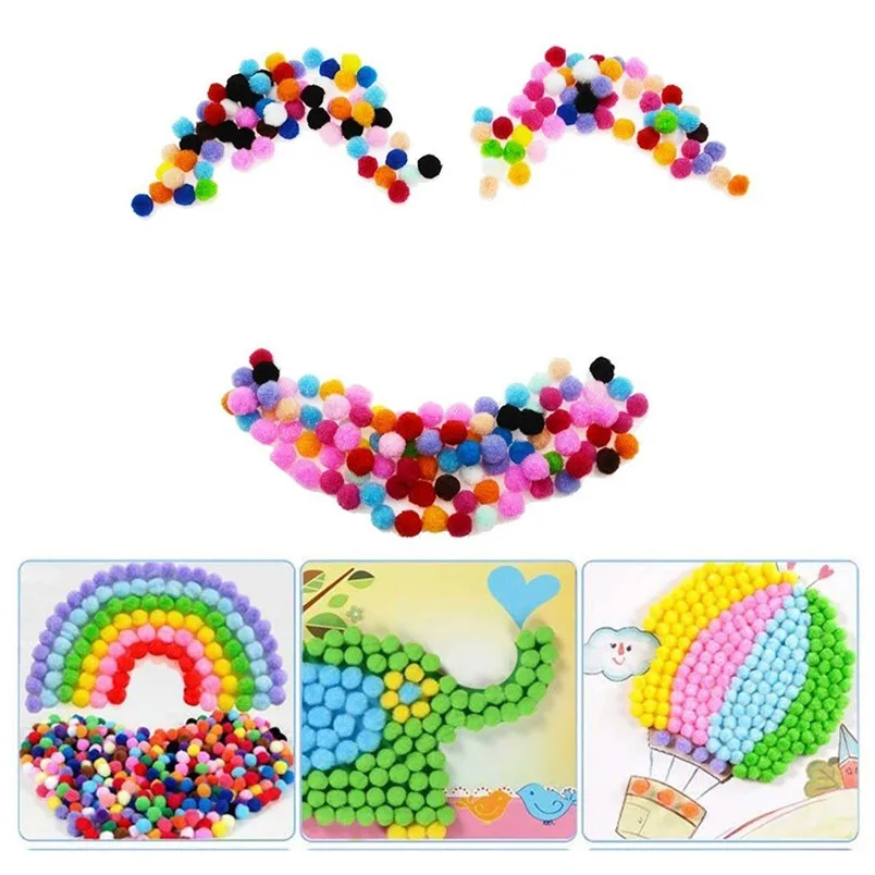 250 Pieces 1 Inch Pom Poms for Hobby Supplies DIY Creative Crafts christmas Decorations Assorted DIY Home decortions #3d03 (8)