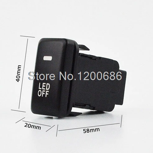 aliexpress com buy dc12v panel mount black pilot lamp 4 wire fogdc12v panel mount black pilot lamp 4 wire fog light switch for toyota camry discount 50 size 60mm x 42mm x 25mm (l*w*t)