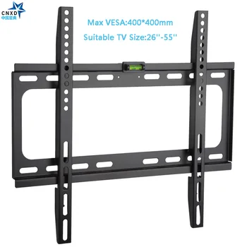 

Fixed TV Wall Mount Universal 50KG TV Wall Mount Bracket Fixed Flat Panel TV Frame for 26-55 Inch LCD LED Monitor Flat Panel