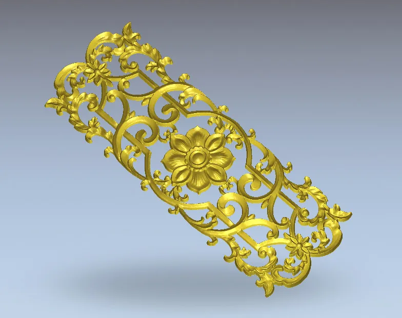 Рельефная плата для 3d-модели растений цветов каркаса ЧПУ маршрутизатора
