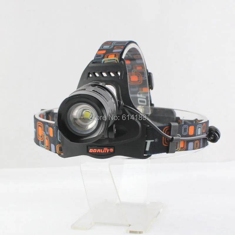 

BORUIT RJ-2157 CREE XM-L2 1200 Lumens 5-Mode USB Rechargeable Zooming LED Headlamp (2x18650)