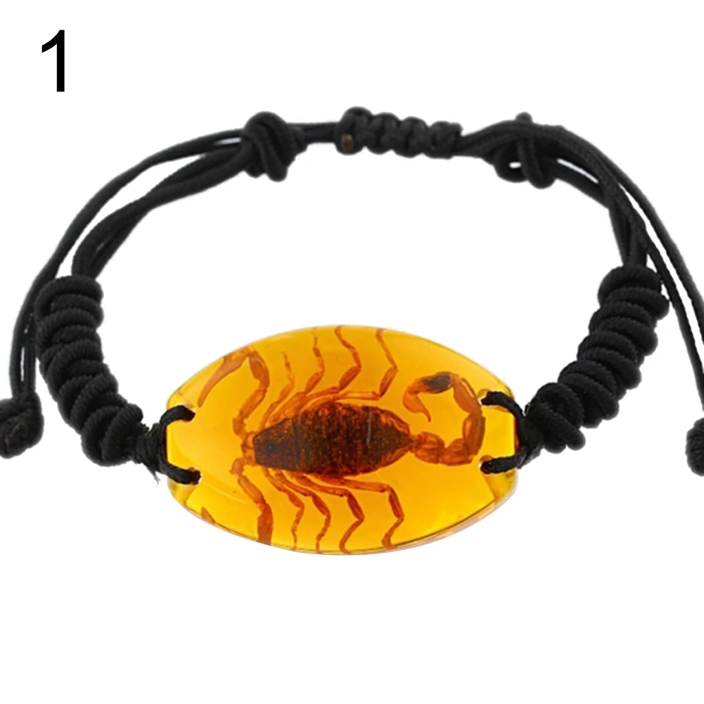 Модный женский браслет из смолы Скорпион ручной работы плетеный браслет ручной работы Ювелирный Браслет многоцветный браслет ручной вязки ручной работы ювелирное изделие