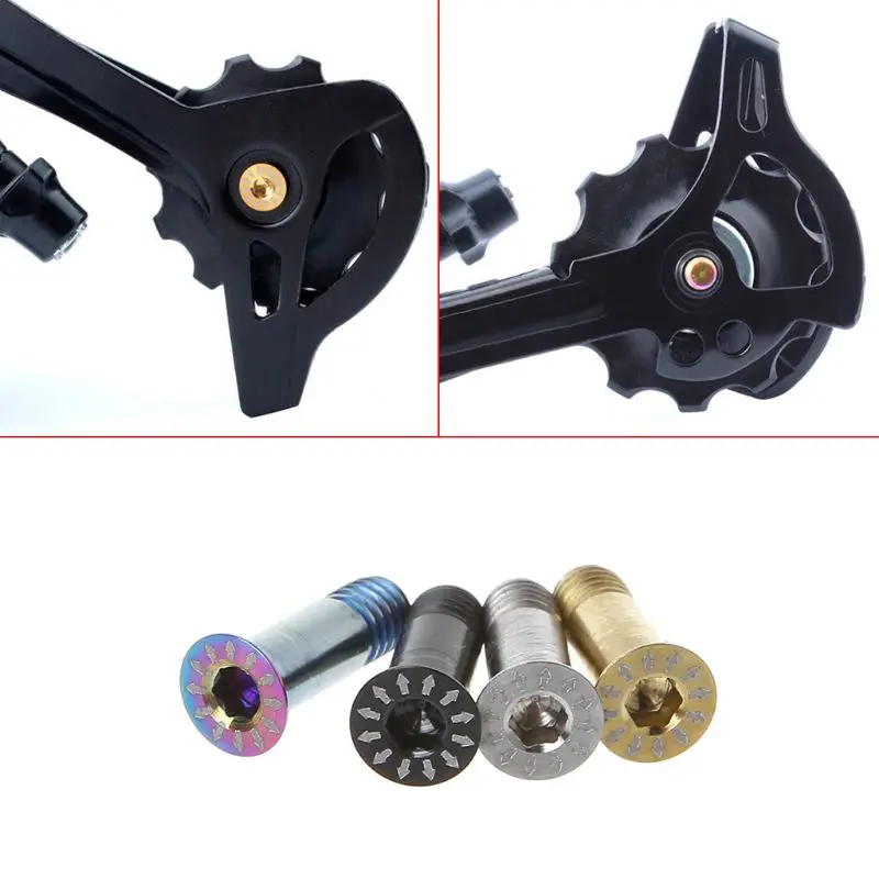 

Bicycle Screw Rear Derailleur Wheel Titanium Alloy Bolt MTB Bike Repair Tools Accessories
