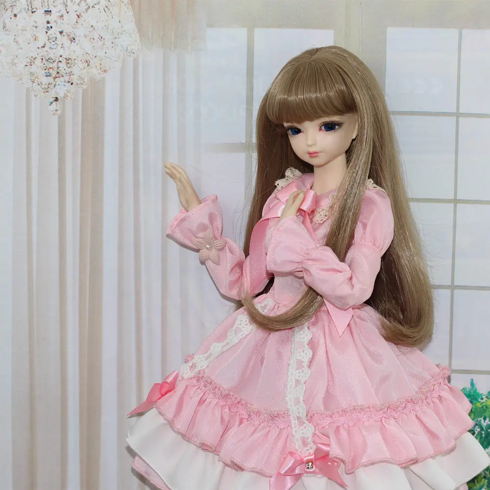 

Dream Fairy only for 1/4 bjd 45cm doll Pink Princess Lolita Skirt high quality Blyth doll toys