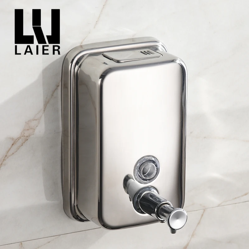 

Stainless steel soap dispenser hand Liquid Soap Dispenser squeeze wall-mounted hotel bathroom kitchen engineering hardware