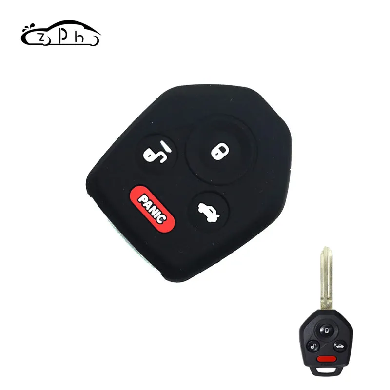 Silicone Remote Key Cover High Protective Car Case For Subaru Forester Impreza Legacy Outback WRX 4 buttons Keys Shell Hot | Автомобили и
