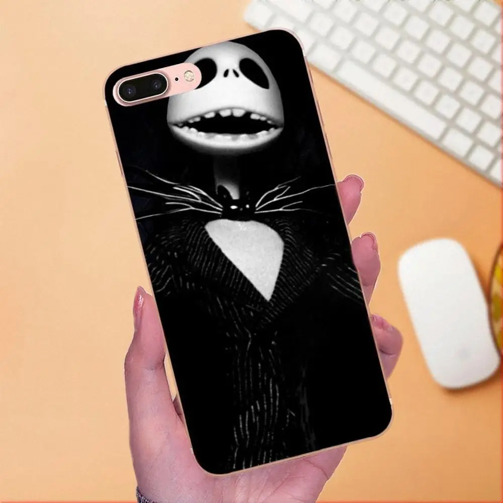 Модный чехол из ТПУ с кошмаром перед Рождеством для Apple iPhone X XS Max XR 4 4S 5 5C 5S SE 6 6S 7 8