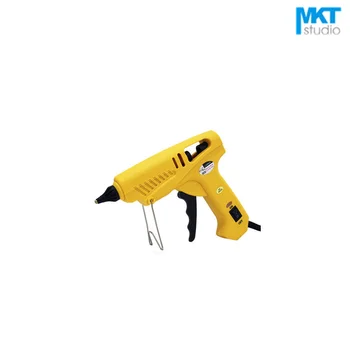 Online 1Pcs Yellow 60W Electric Thermo Heating Hot Melt Adhesive Glue Gun Pistol Puller For 11mm Glue Stick