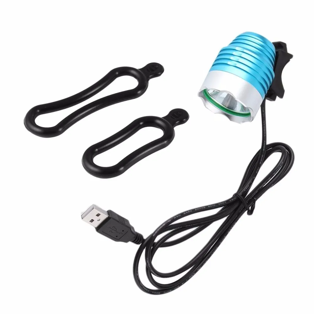 

2000 Lumens XM-L T6 LED HeadLight Bicycle Waterproof 3 Mode USB/DC Bike Bicycle Front Light drop shipping