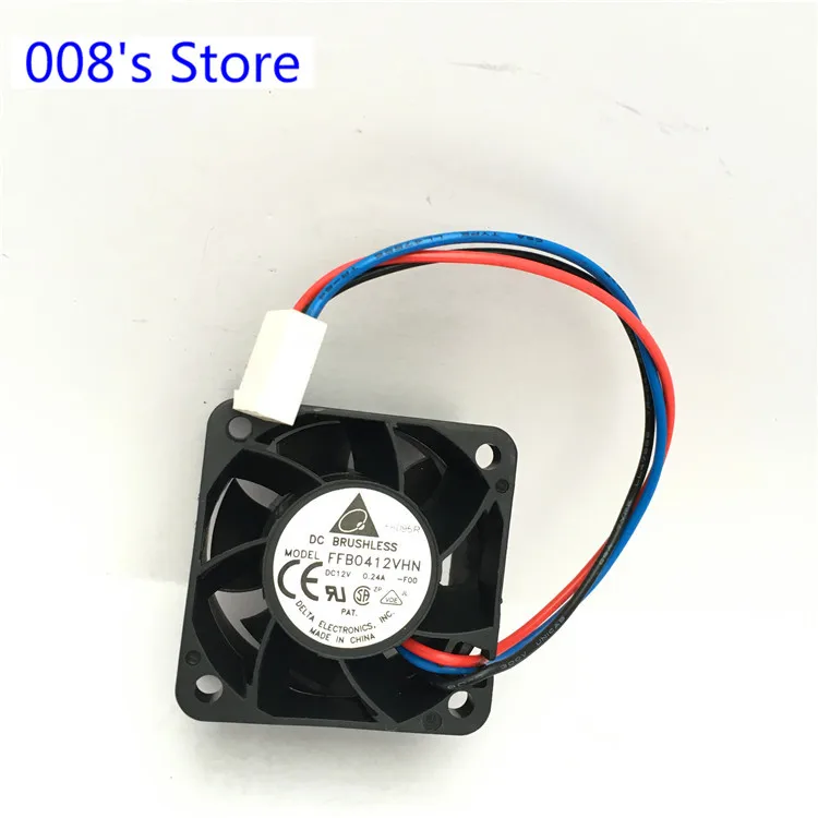 

New Radiator CPU Cooler Fan For Server FFB0412VHN 40*40*28mm 4cm DC 12V 0. 24A -F00 Quality Assurance 9500 r.p.m 3 Pins